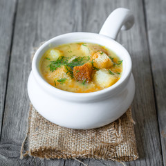 Pea soup