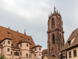 Fototapeta na wymiar George Church w Selestat - Alzacja, Francja