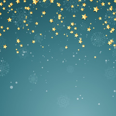 Vector Illustration of a Decorative Christmas Background