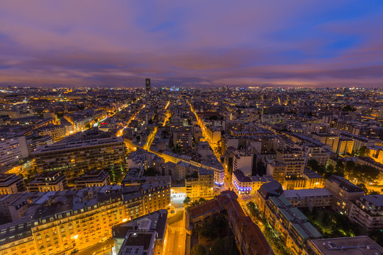 Fototapeta Paris by night, Paris, France