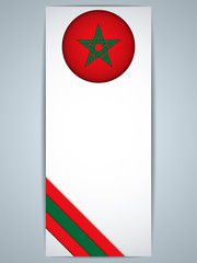 Morocco Country Set of Banners