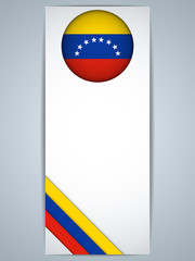 Venezuela Country Set of Banners