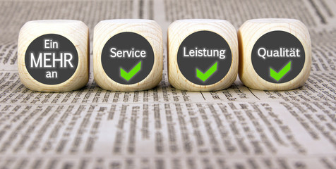 Ein MEHR an Service, Leistung, Qualität