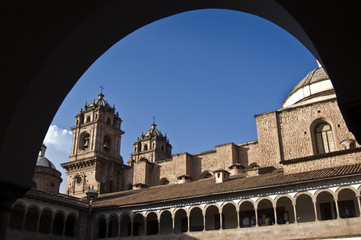 Fototapeta premium Main cathedral in Cusco, Peru.