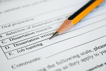 Obraz premium Job application form