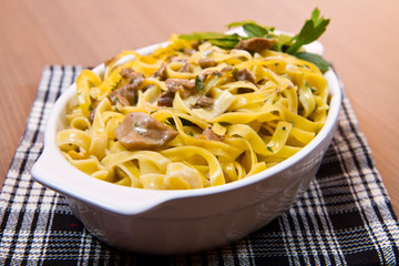 Tagliatelle with Mushroom