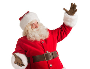 Portrait of happy Santa Claus