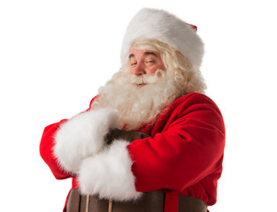 Portrait of happy Santa Claus
