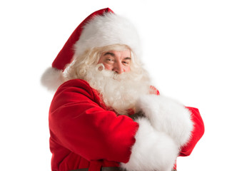 Portrait of happy Santa Claus