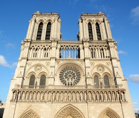 Fototapeta na wymiar Katedra Notre Dame w Paryżu