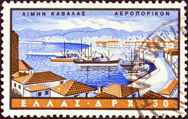 Kavala port (Greece 1958)