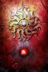 Poster Alchemy series - sol invictus © Rosario Rizzo