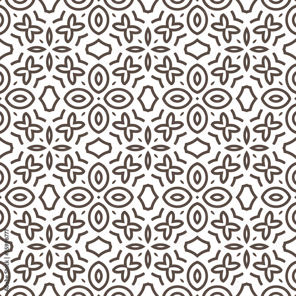 Aufkleber seamless retro pattern background