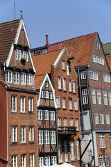 Häuser an der Deichstrasse/Nikolaifleet, Hamburg