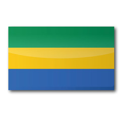 Flagge Gabun