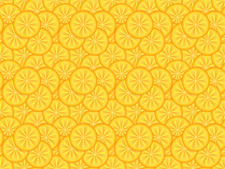 abstract seamless pattern made of orange slices