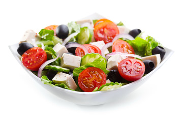 bowl of greek salad