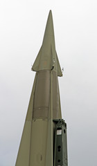 rocket with military explosive warhead for the war 7