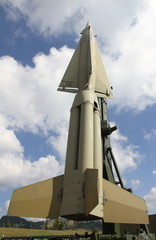 rocket with military explosive warhead for the war 8