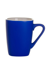 Blue empty cup of tea (coffee)