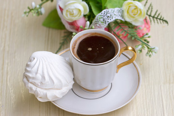 zephyr on a plate with flower