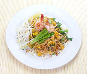 stir-fried rice noodles,  Pad Thai