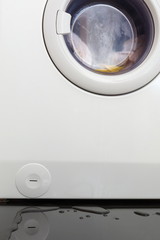 flood from faulty washing machine