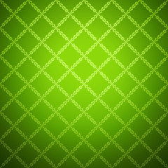 Green cloth texture background. Vector illustration