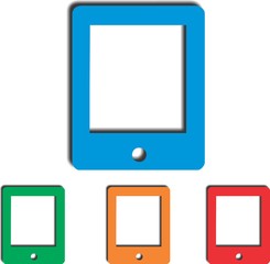 Tablet Computer & Mobile Phone Vector