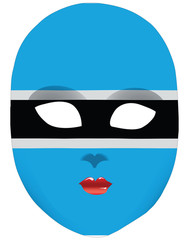 Flag Botswana mask