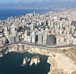 Naklejka premium Bejrut, Liban