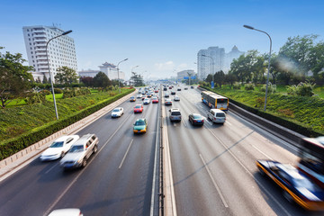 civil traffic in city