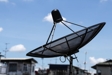 Satellite dish.