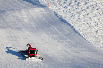 Snow Cleaning on Ski Slopes