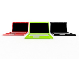 Colorful Laptop computers