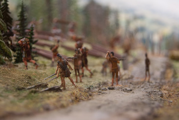 R&ouml;misch Germanische Waldarbeiter