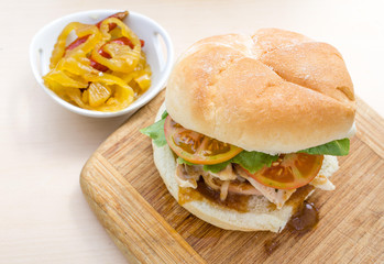 Turkey and Gravy Sandwich