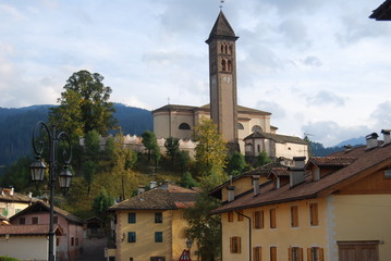 Fototapeta na wymiar Trentino - Castel di Fiemme