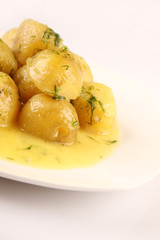 New Potato Bowl Boiled Food