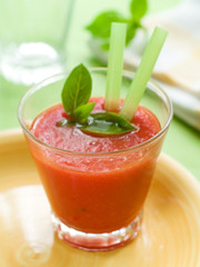 Vegetable juice or smoothie