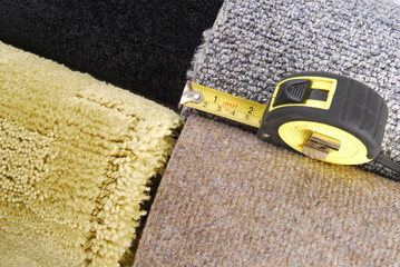 carpet selection and tape