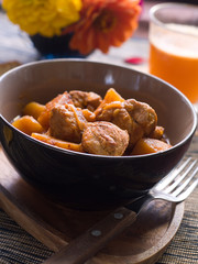 Beef or pork stew