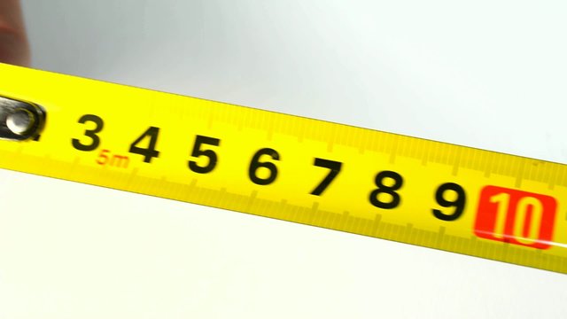 Ma&szlig;band mit  Einteilung