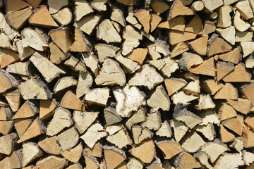 Brennholz, Feuerholz, Scheite, Kaminholz, Forst, Wald, Baum