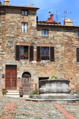 Fototapeta na wymiar Castiglione d' Orcia in Tuscany