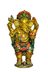 Fototapeta premium Golden Hindu God Ganesh