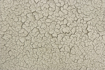 Detail of cracked aridity soil ground texture