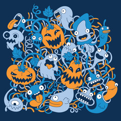 Halloween vector background