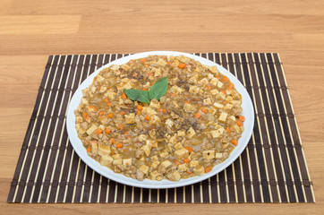 Ma bo tofu (spicy full flavour tofu)