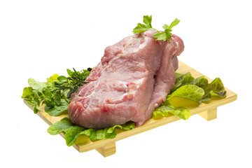 Raw pork meat